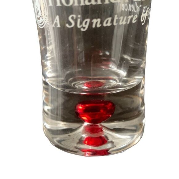 Pre Owned Holland America Line Cruise Ship Souvenir Red Bubble Shot Glass - Picture 2 of 12